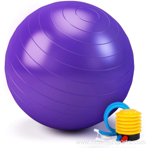 gymnastic anti-burst exercise pvc yoga balance ball